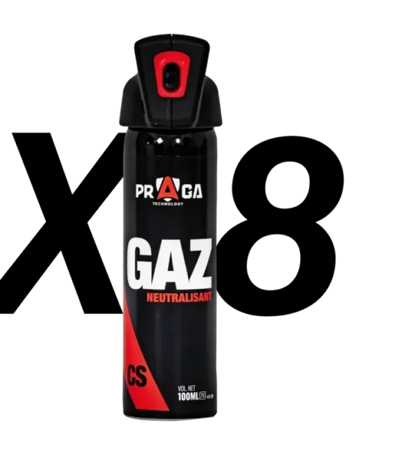 Pack bombes de défense gaz CS 100 ml x8 – Tout-Chasse.fr