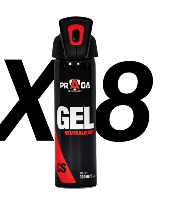Pack bombes de défense gel CS 100 ml x8 – Tout-Chasse.fr