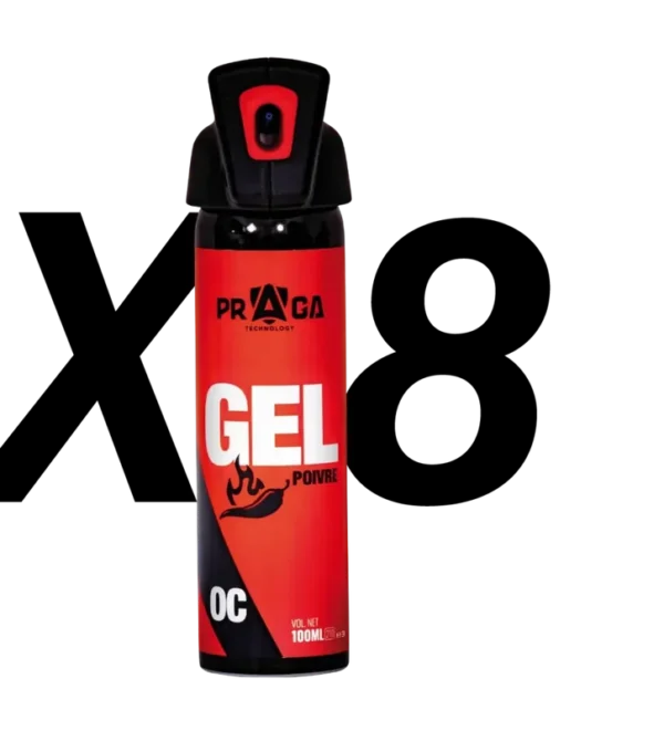 Pack bombes de défense Red Pepper CS 100 ml x8 – Tout-Chasse.fr