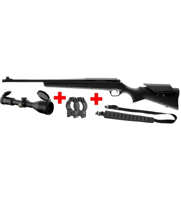 Carabine Monza avec busc Cal. 308 Win + Lunette 3-12×56 + Accessoires
