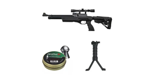 Pack Carabine PCP EKOL P 3550H Black cal. 5,5mm 19 joules