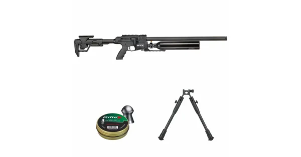 Carabine Reximex NYX Black PCP cal. 5.5mm 19.9 joules + bipied