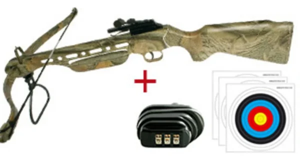 Kit arbalète Shoot Again CF118 Camouflage 150 lbs – Tir de loisir/Arcs & Arbaletes – securicount