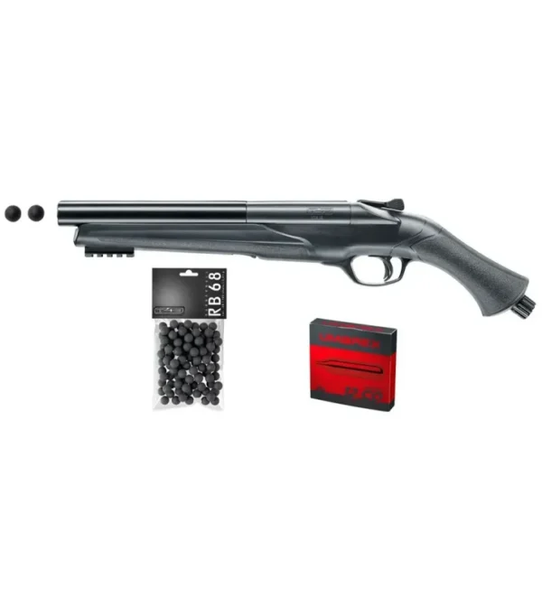 Pack fusil de défense T4E TS68 – Cal. 68 – 7,5 J + 100 Billes + 5 capsules CO2