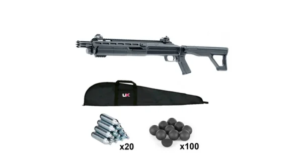 Pack Fusil à Pompe HDX T4E 16 Joules Cal.68 – Armes de défense/Pistolets de défense – securicount