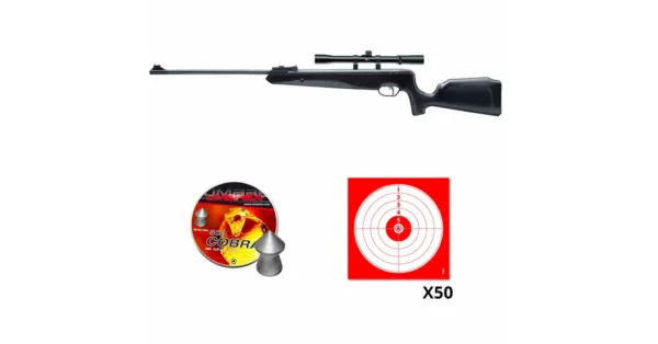 Carabine SR1200S Snowpeak 19.9j Cal. 4.5mm + lunette 4×20 Umarex