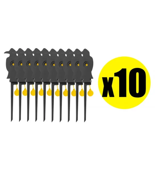 Pack Cible mobile corbeau pour armes calibre 4.5 mm (x10) – Tout-Chasse.fr