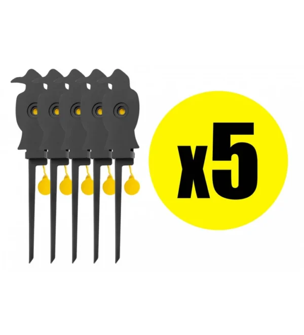 Pack Cible mobile corbeau pour armes calibre 4.5 mm (x5) – Tout-Chasse.fr