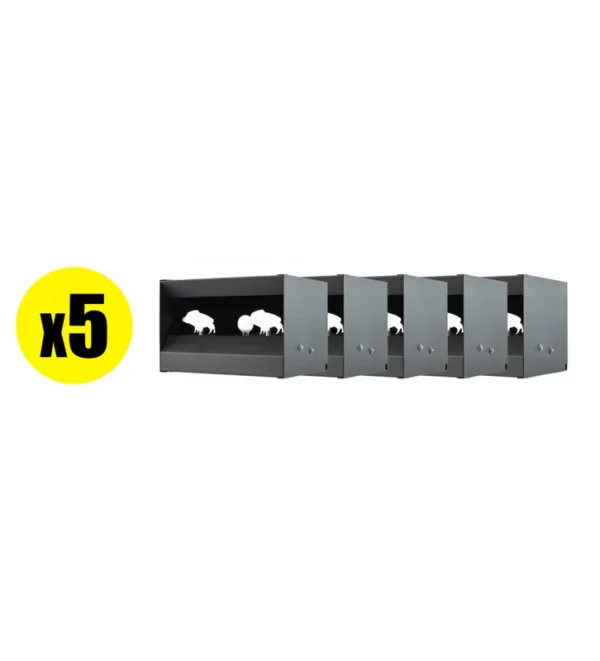 Pack Cible mobile silhouettes Sangliers pour air comprimé calibre 4.5 mm (x5) – Tout-Chasse.fr