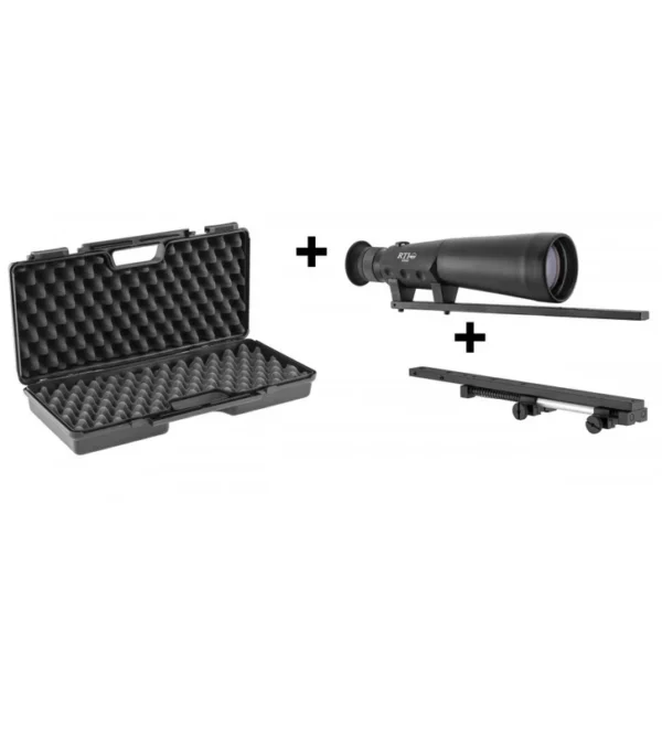 Pack lunette hutte 1/2 jumelle 9 x 63 RTI + support anti-recul + mallette – Tout-Chasse.fr