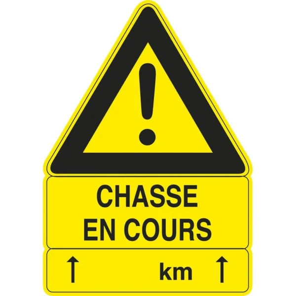 Acheter Panneau Chasse en Cours 100×70 cm | toutpourlahutte.fr