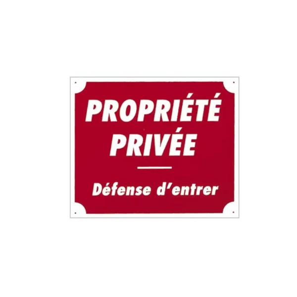Panneau Propriété privée – Panneau Propriété privée