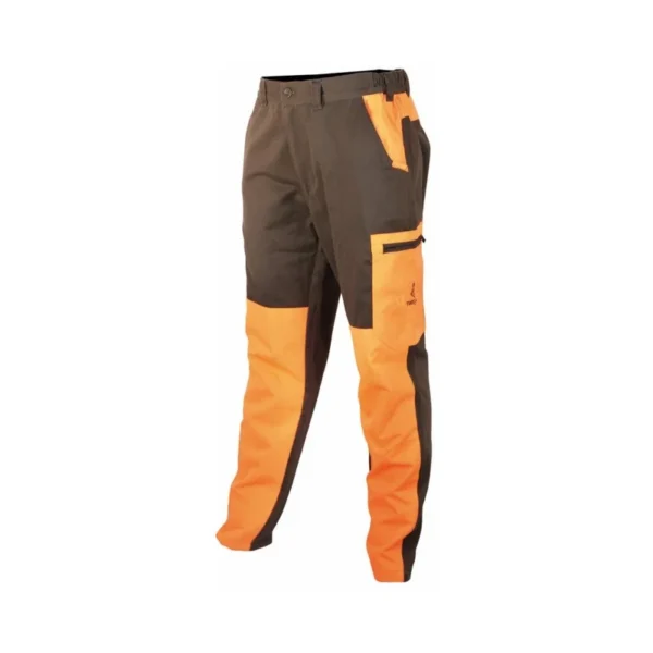 PANTALON ENFANT TREELAND VERT/ORANGE TAILLE 8 ANS
