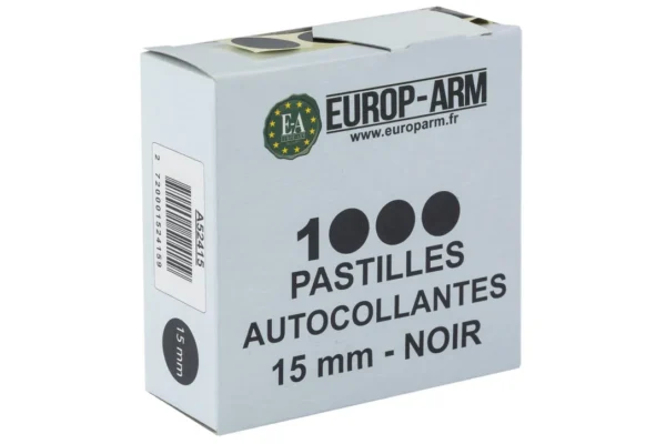 Pastilles autocollantes diam. 15 ou 19 mm – Diam.19 mm
