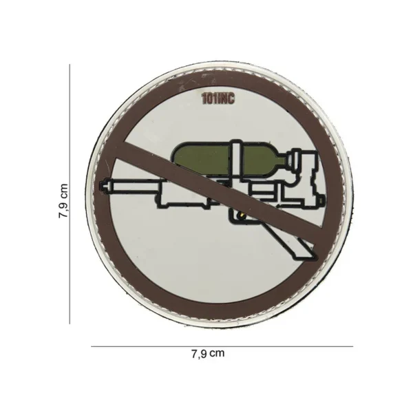 Patch 3D PVC “super soaker” brown