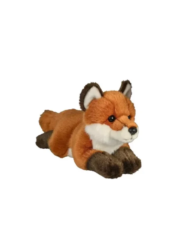 Peluche renard couché 26cm