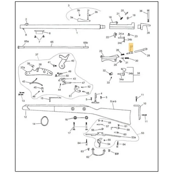 PERCUTEUR PEDERSOLI SPRINGFIELD TRAPDOOR REF 800004339 | WesternGuns