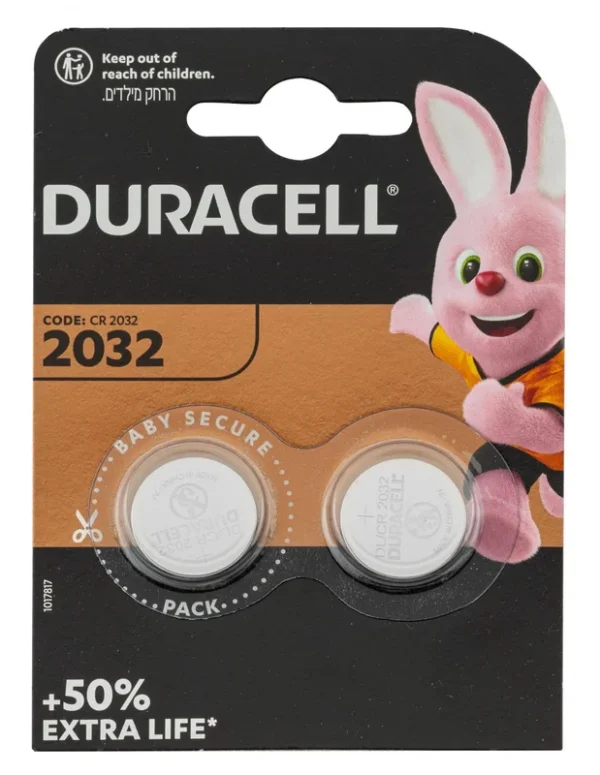 Pile CR2032 Lot De 2 – DURACELL