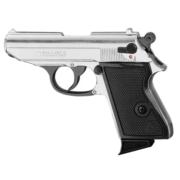 Pistolet 9mm à Blanc Chiappa Lady Nickelé