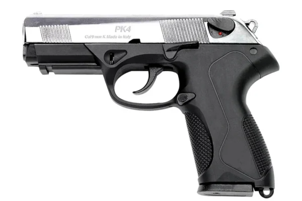 Pistolet 9 mm à blanc Chiappa PK4 bicolore noir/nickelé – Tout-Chasse.fr