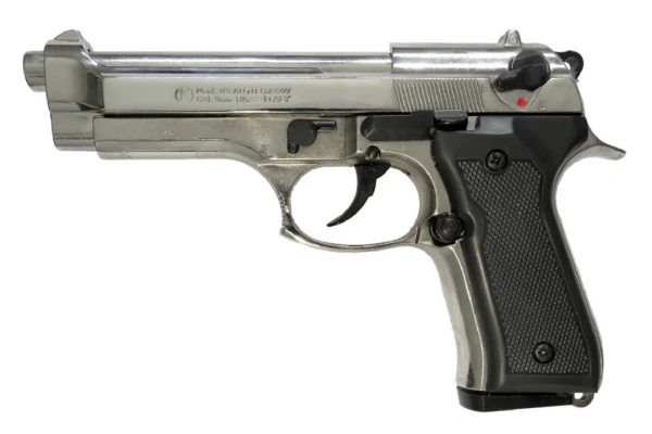 Pistolet 92 Auto C9Mm Pa Chrome – Tout-Chasse.fr
