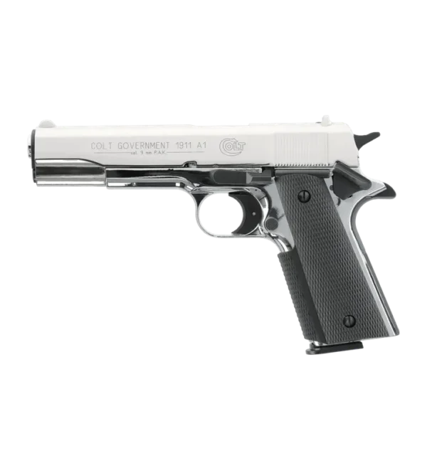 Pistolet à blanc Colt Government 1911 A1 Chrome – Cal. 9 mm PAK