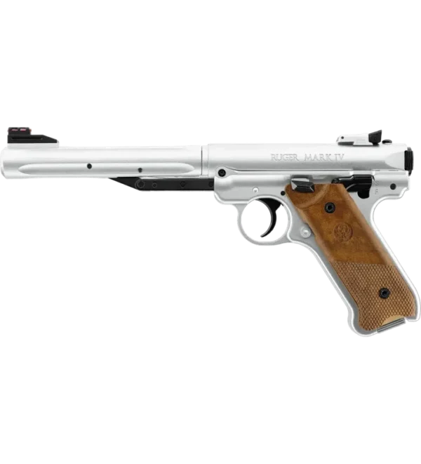 Pistolet à plombs Ruger Mark IV Inox – Cal. 4,5 mm