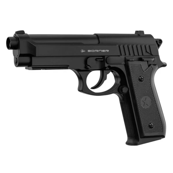 Pistolet airgun Borner 92M en polymère CO2 Cal. 4.5 mm (.177) BB’s