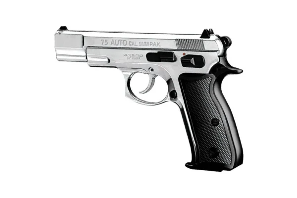 PISTOLET AUTO 75 C9MM CHROME