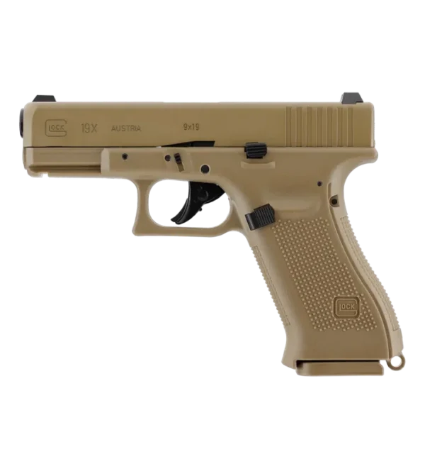 Pistolet BB Glock 19X Coyote CO2 – Cal. 4,5 mm