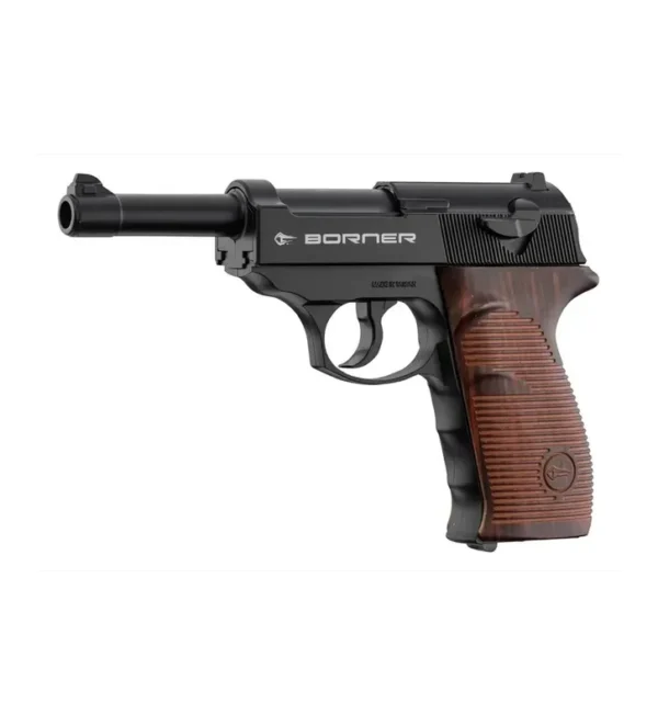 Pistolet CO2 culasse fixé BORNER C41 P38 Cal. 4.5mm BB’s – Tout-Chasse.fr