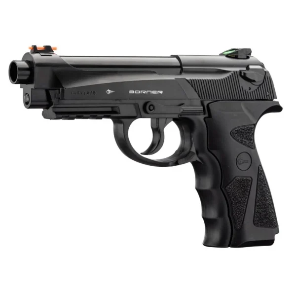 Pistolet CO2 culasse fixe BORNER SPORT 306M Cal. 4.5mm BB’s