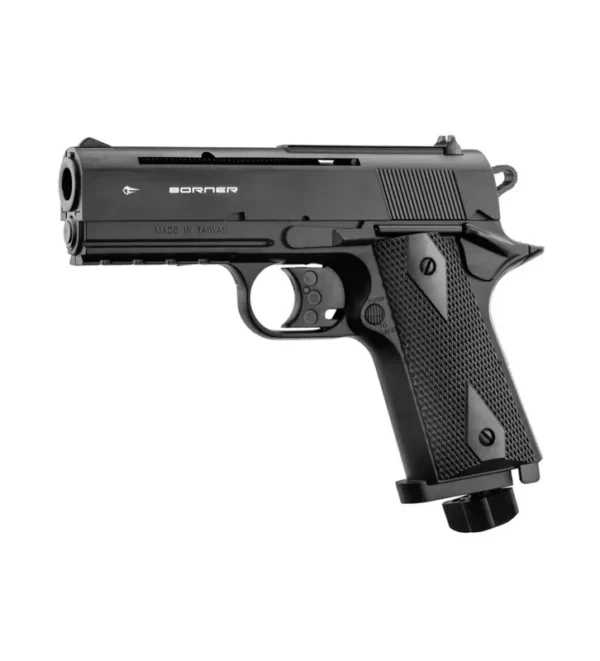 Pistolet CO2 culasse fixé BORNER WC 401 Cal. 4.5mm BB’s – Tout-Chasse.fr