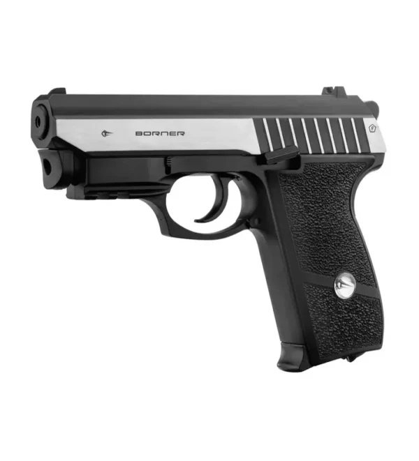 Pistolet CO2 culasse mobile BORNER PANTHER 801 Cal. 4.5mm BB’s avec laser intégré – Tout-Chasse.fr