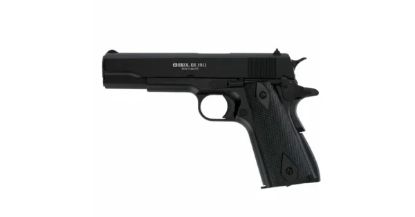 Pistolet Ekol ES 1911 Noir Mat CO2 cal. 4.5mm BBS – Tir de loisir/Pistolet à plomb – securicount