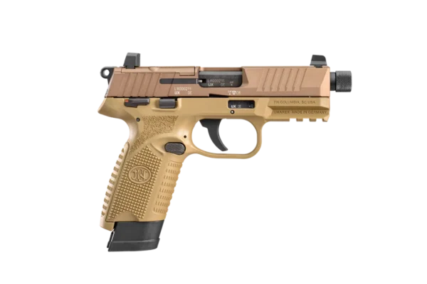PISTOLET FN 502 TACTICAL FDE 1X15 + 1X10 22LR