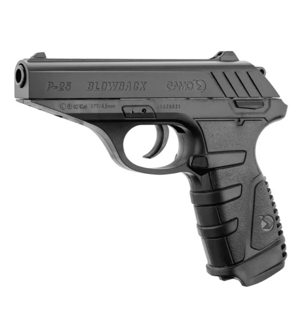 Pistolet Gamo P25 BLOWBACK – Cal. 4,5 mm – 3,98 joules – CO2 – Tout-Chasse.fr