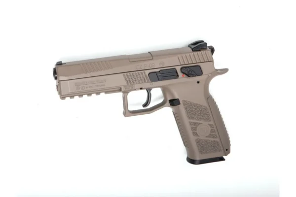 PISTOLET GBB CZ P-09 FDE CO2 4.5 -PLOMBS OU BBS