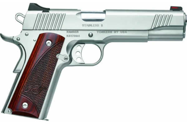 Pistolet semi automatique Kimber 1911 .45ACP Stainless 2 – Kimber 1911 Stainless 2 .45 ACP