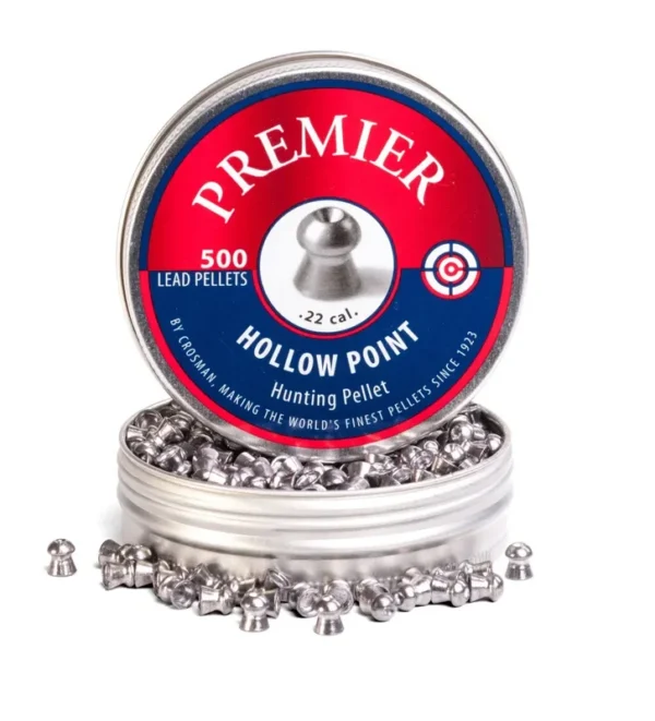 Plombs Crosman Premier Hollow Point – Cal. 5,5 mm x500 – Tout-Chasse.fr