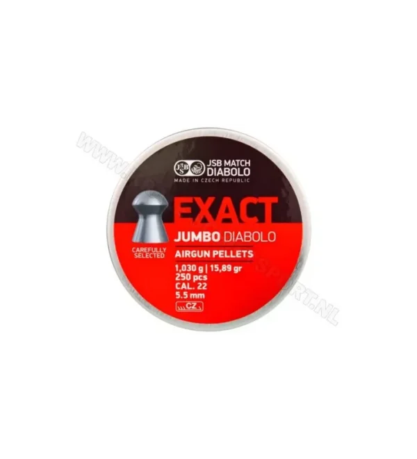 Plombs JSB Exact Diabolo Jumbo 5.5 mm 15.89 grain