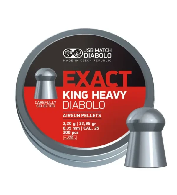 Plombs JSB Exact King Heavy 6.35 mm 33.95 grain