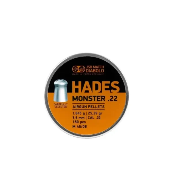 Plombs JSB Hades Monster 5.52 mm 25.39 grain