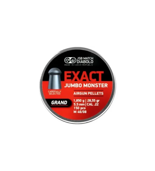 Plombs JSB Jumbo Exact Monster Grand 5.52 mm 28.55 grain