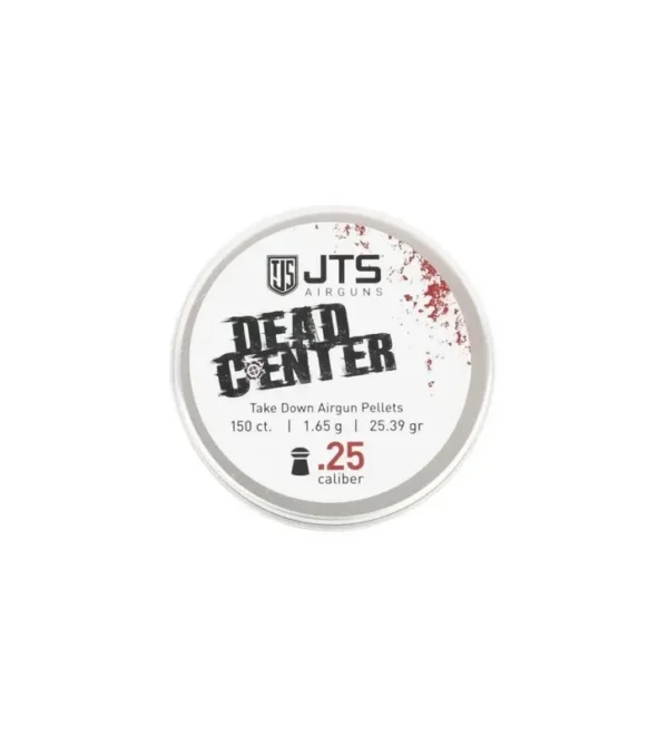 Plombs JTS Dead Center précision 6.35 mm 25.39 grains