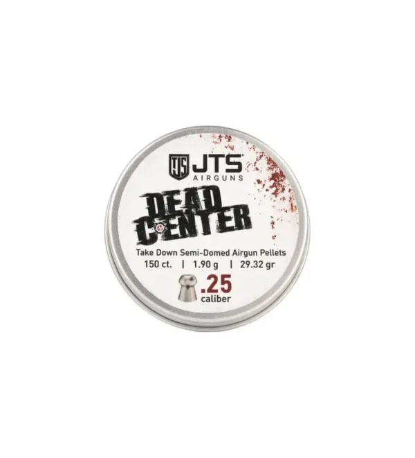 Plombs JTS Dead Center précision 6.35 mm 29.32 grains