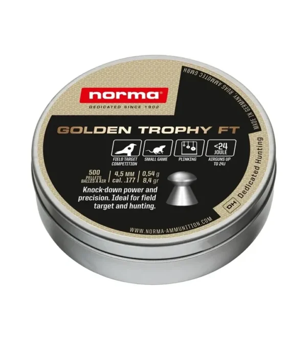 Plombs Norma GOLDEN TROPHY FT 4,5mm – Tout-Chasse.fr