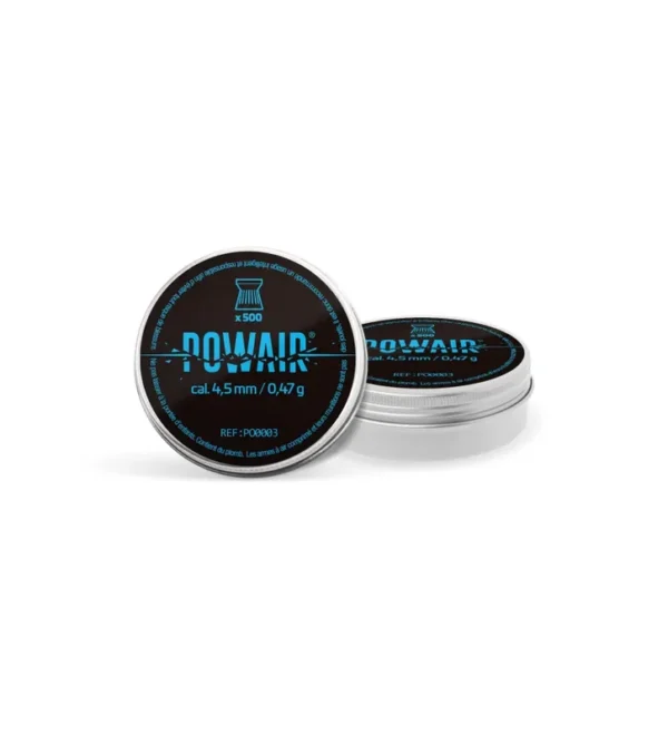 Plombs plats Powair – Cal. 4,5 mm x500 – Tout-Chasse.fr
