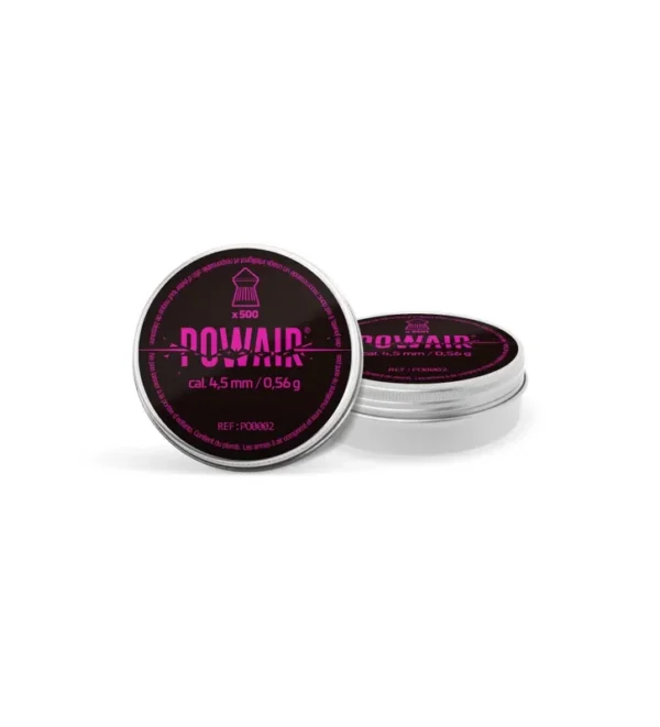 Plombs pointus Powair – Cal. 4,5 mm x500 – Tout-Chasse.fr