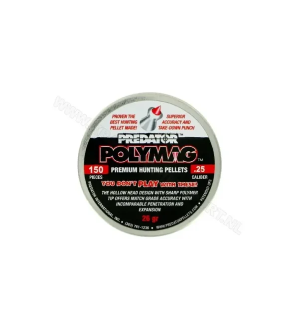 Plombs Predator Polymag – Cal. 6.35 mm 26 grains